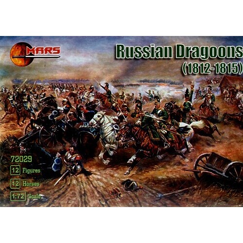 Mars 1/72 RUSSIAN DRAGOONS - 1812 - 1815 Plastic Model Kit