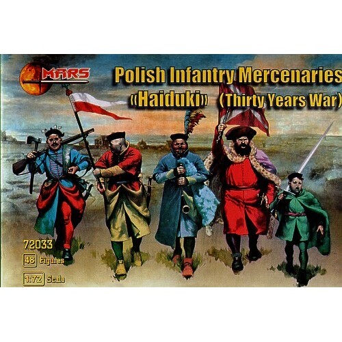 Mars 1/72 POLISH INFANTRY MERCENARIES - HAIDUKI Plastic Model Kit