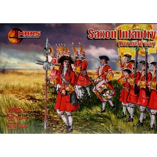 Mars 1/72 Saxon Army (56 figures) . Plastic Model Kit