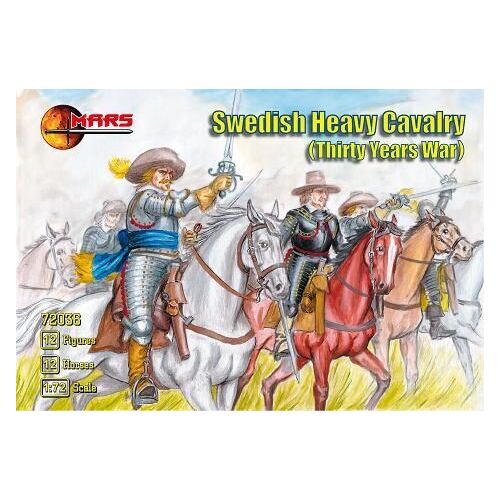 Mars 1/72 Thirty Years War Swedish heavy cavalry Plastic Model Kit