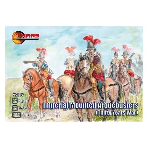 Mars 1/72 Thirty Years War Imperial mounted arquebusiers Plastic Model Kit