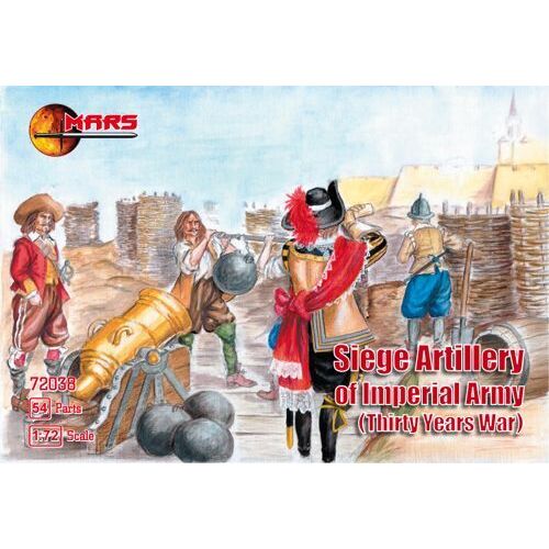 Mars 1/72 Thirty Years War Siege artillery of Imperial Army Plastic Model Kit