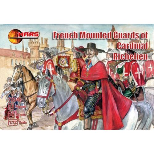 Mars 1/72 French mounted guards of Cardinal Richelieu Plastic Model Kit