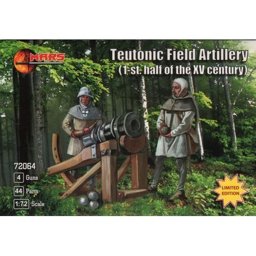 Mars 1/72 Teutonic Field Artillery 1st half XV c Plastic Model Kit