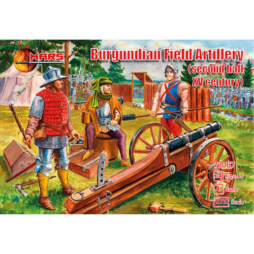 Mars 1/72 Burgundian field artillery second half XV century Plastic Model Kit