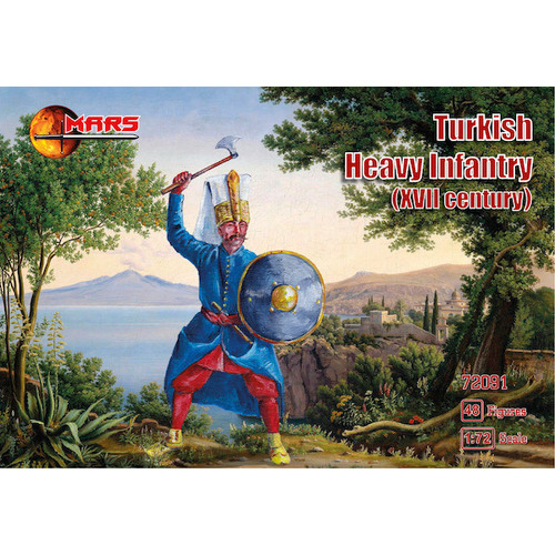 Mars 1/72 Turkish heavy infantry 17th century Plastic Model Kit