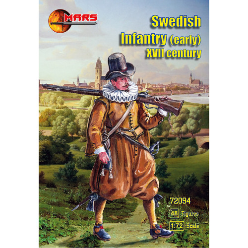 Mars 1/72 Swedish Infantry (Early) XVII century Plastic Model Kit