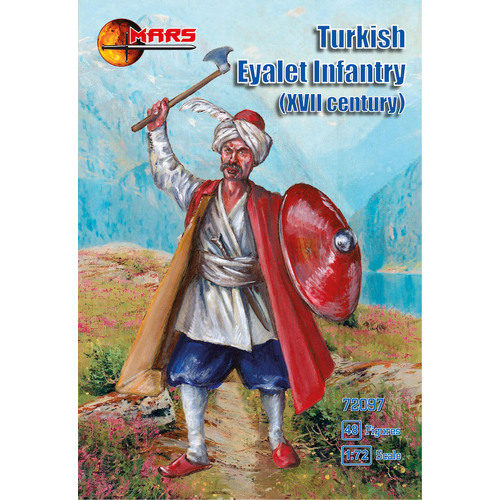 Mars 1/72 Turkish Eyalet infantry Plastic Model Kit