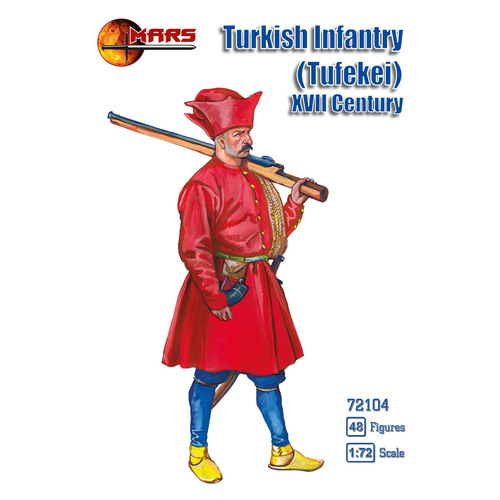 Mars 1/72 Turkish infantry Tufekei Plastic Model Kit