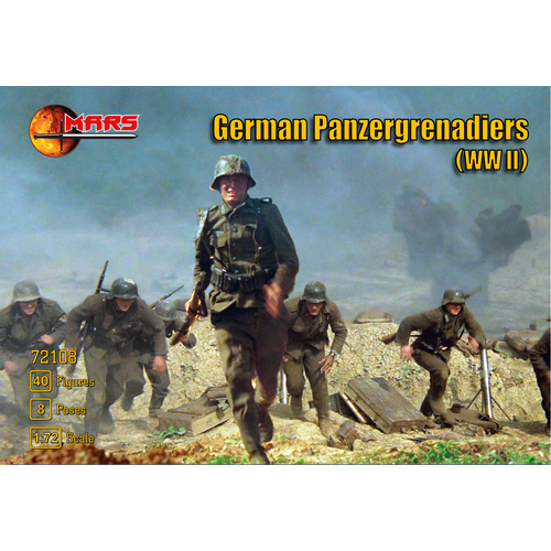 Mars 1/72 German Panzergrenadiers 43-44 Plastic Model Kit