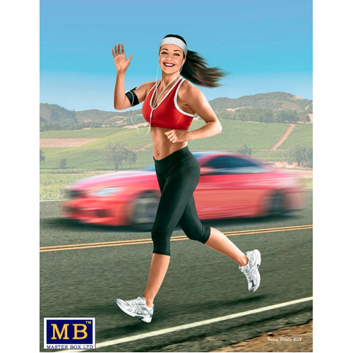 Master Box 1/24 Jogging some miles. Tyra. Plastic Model Kit