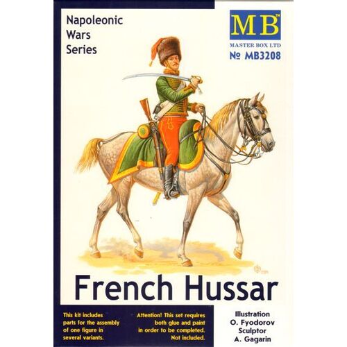 Master Box 1/32 French Hussar, Napoleonic Wars era Plastic Model Kit