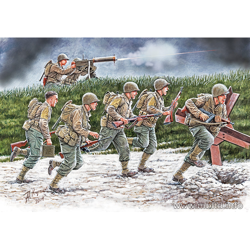 Master Box 1/35 Move, move, move!!! US Soldiers, Operation Overlord period, 1944