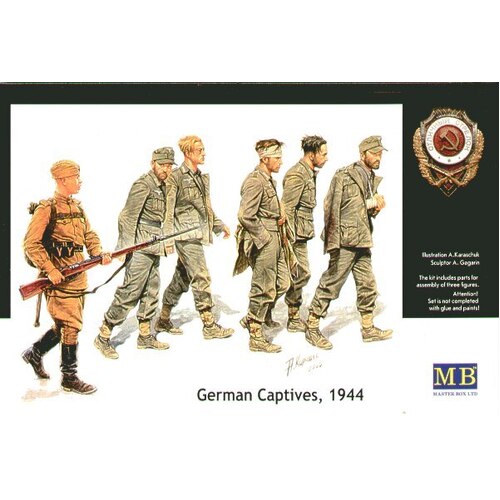 Master Box 1/35 German Captives, 1944 Plastic Model Kit