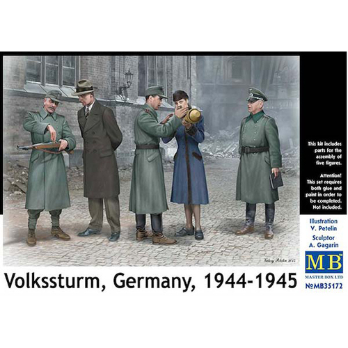 Master Box 1/35 Volkssturm, Germany, 1944-1945 Plastic Model Kit