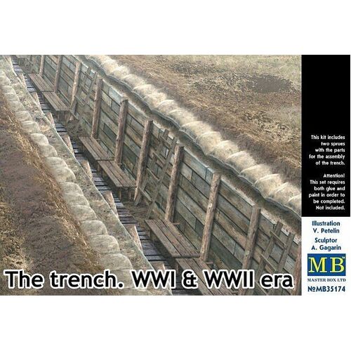 Master Box 1/35 The trench. WWI & WWII era