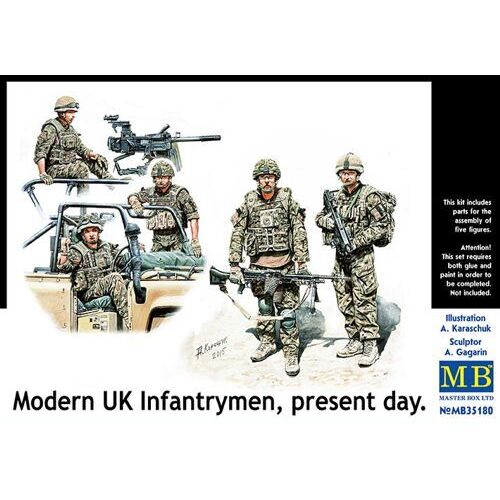 Master Box 1/35 Modern UK Infantrymen, present day Plastic Model Kit