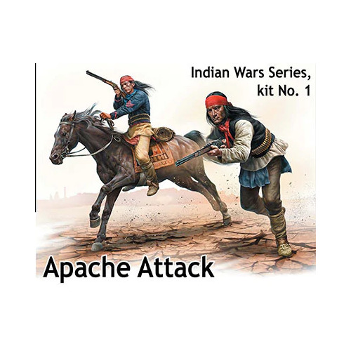 Master Box 1/35 Indian Wars Series, kit No. 1. Apache Attack Plastic Model Kit