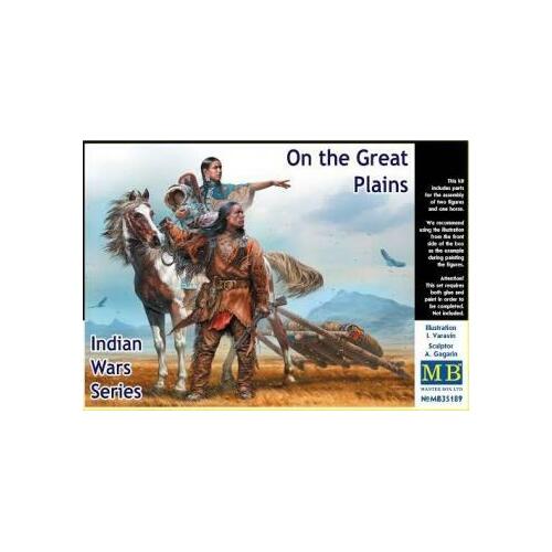 Master Box 1/35 Indian Wars Series. On the Great Plains Plastic Model Kit