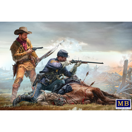 Master Box 1/35 Indian Wars Series, Final Stand Plastic Model Kit