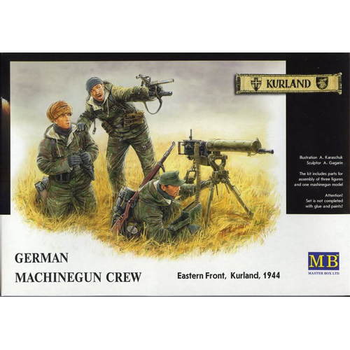 Master Box 1/35 German machinegun crew, Eastern front, Kurland, 1944 Plastic Model Kit