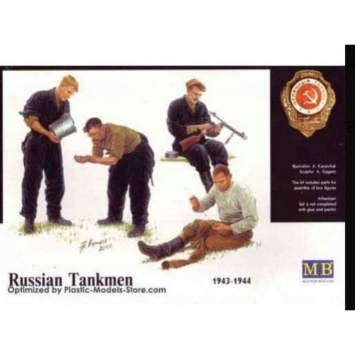 Master Box 1/35 Russian tankmen, 1943-1944 Plastic Model Kit