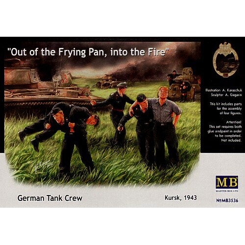 Master Box 1/35 German Tank Crew, Kursk, 1943 Plastic Model Kit