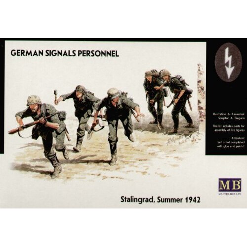 Master Box 1/35 German Signals Personnel, Stalingrad, 1942 Plastic Model Kit