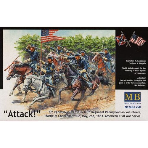 Master Box 1/35 8th Pennsylvania Cav, 89th Regt. Battle of Chancellorsville, 1863