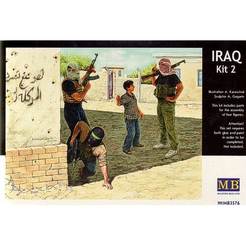 Master Box 1/35 Iraq events. Kit #2, Insurgence Plastic Model Kit