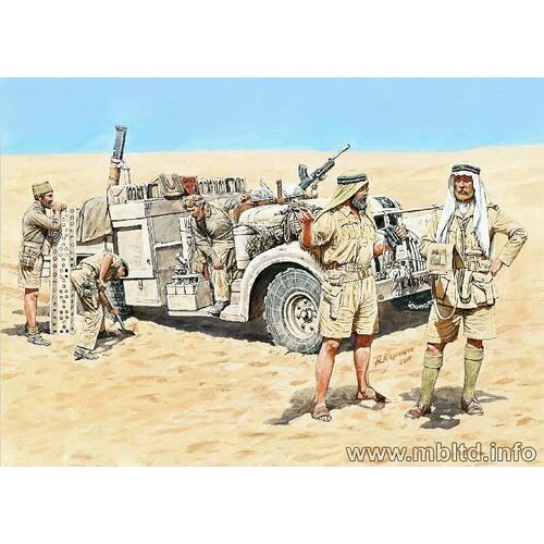 Master Box 1/35 LRDG in North Africa, WWII era Plastic Model Kit