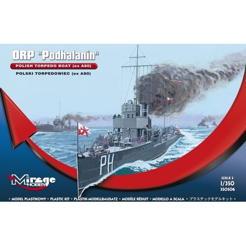 Mirage 1/350 ORP PODHALANIN - polski torpedowiec (ex A80) Plastic Model Kit