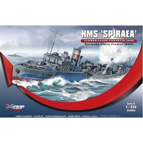 Mirage 1/350 HMS SPIRAEA - Class Corvette Flower Plastic Model Kit