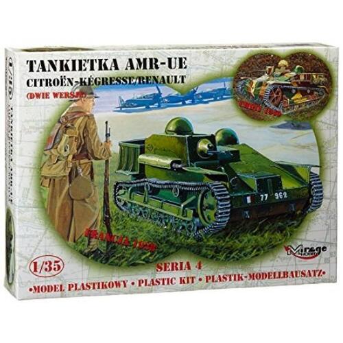 Mirage 1/35 AMR -UE TANKETTE CITROEN-KEGRESSE/RENAULT Plastic Model Kit