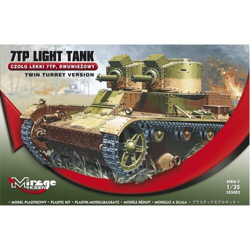 Mirage 1/35 7TP LIGHT TANK / TWIN TURRET / - ex 35302 Plastic Model Kit