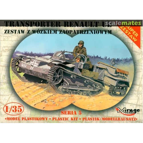 Mirage 1/35 RENAULT UE with trailer Plastic Model Kit