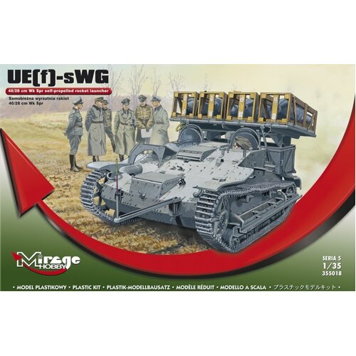 Mirage 1/35 UE-sWG 40/28cm Wk Spr - (old number) Plastic Model Kit