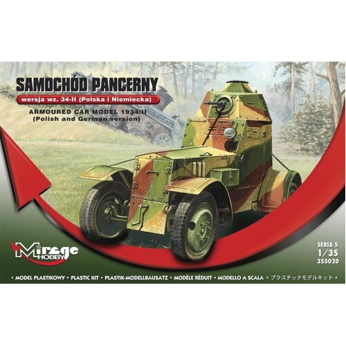 Mirage 1/35 ARMORED CAR WZ.34-II Plastic Model Kit