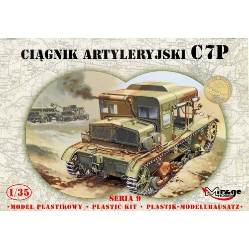 Mirage 1/35 C7P HEAVY ARTILLERY TRACTOR Plastic Model Kit