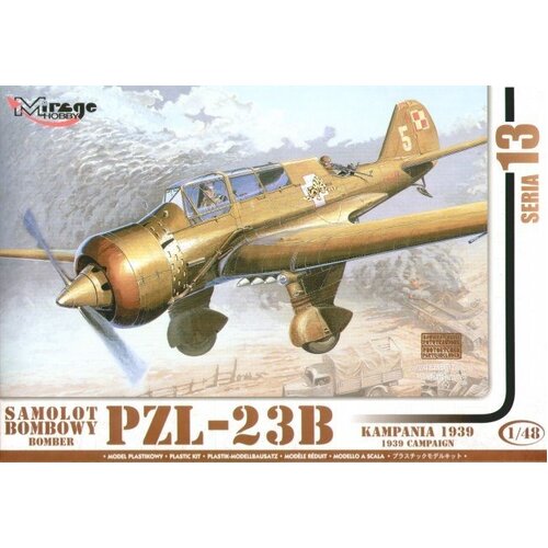 Mirage 1/48 PZL - 23 B KARAS Plastic Model Kit