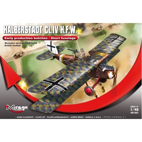 Mirage 1/48 HALBERSTADT CL.IV H.F. W Plastic Model Kit