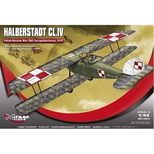 Mirage 1/48 Halberstadt CL.IV (PE) Plastic Model Kit