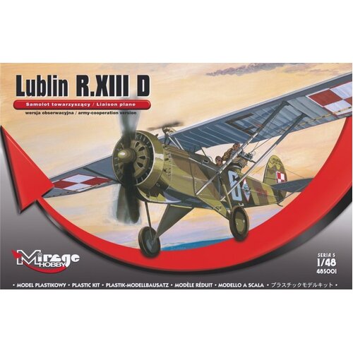 Mirage 1/48 LUBLIN R-XIII D. Army cooperation version Plastic Model Kit