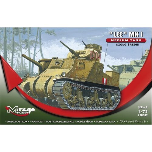 Mirage 1/72 MEDIUM TANK LEE Mk.I Plastic Model Kit