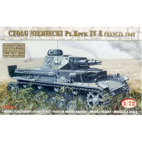 Mirage 1/72 German Tank Pz.Kpfw. IV Ausf. E 'France 1940' Plastic Model Kit