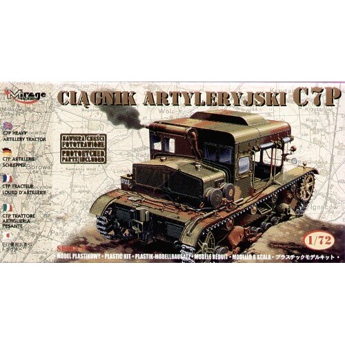 Mirage 1/72 C7P HEAVY ARTILLERY TRACTOR Plastic Model Kit