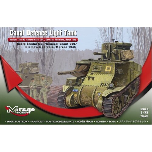 Mirage 1/72 M3 General Grand - Canal Defence Light Medium Tank (late), Germany, Rheinland