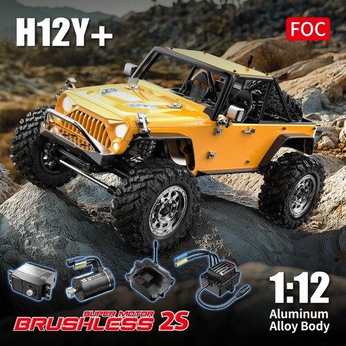 MJX 1/12 Hyper Go FOC 4WD Off-road Brushless 2S RC Crawler