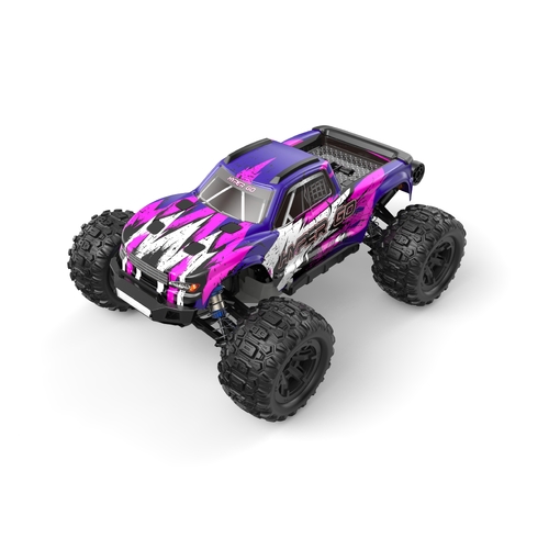 MJX 1/16 RTR Brushed RC Monster Truck with GPS (Purple) [H16H-2]