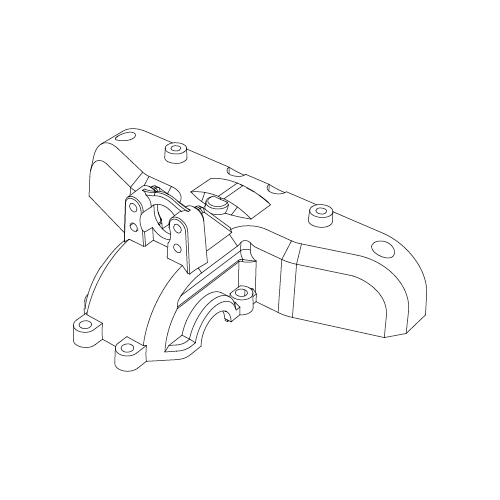 MJX Rear Upper Gearbox Covers [14190]